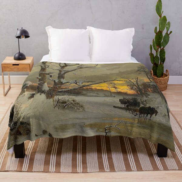 Item preview, Winter Landscape with Horse designed and sold by tomorrowsart.