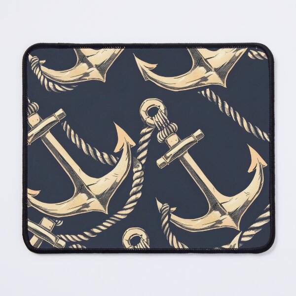 Item preview, Vintage Marine Anchor Blue with Ropes designed and sold by Daniel  Vargas.