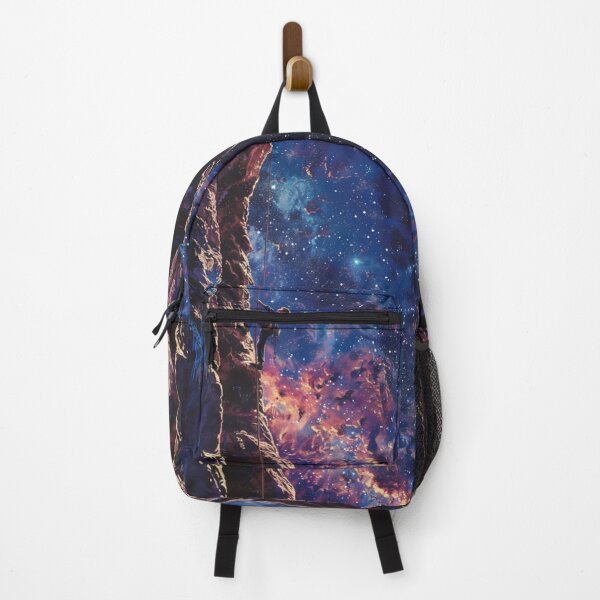 Item preview, Climber tackling challenging route cosmic sky Active Outdoors Inspired Art designed and sold by CDC40.
