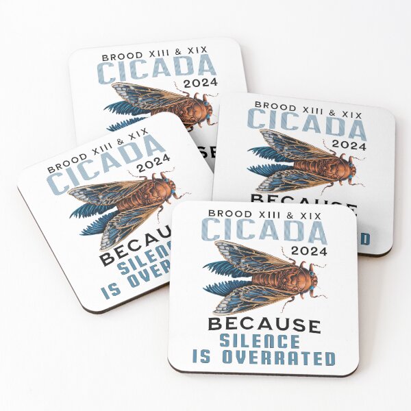 Item preview, CICADA BECAUSE SILENCE IS OVERRATED 2024 designed and sold by justyna-s28.