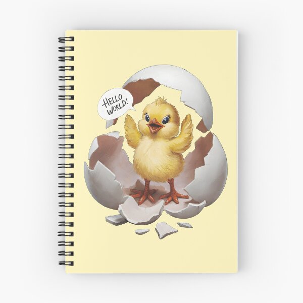 Item preview, Hello World cute chicken chick adorable newborn designed and sold by VanillaBlueSky.