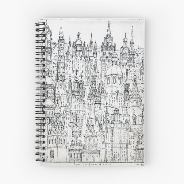 Item preview, Domes and Spires of Russia , Drypoint Etching designed and sold by Luke Bailey.