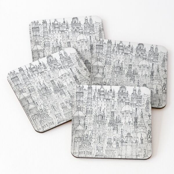 Item preview, Domes and Spires of Russia , Drypoint Etching designed and sold by Luke Bailey.