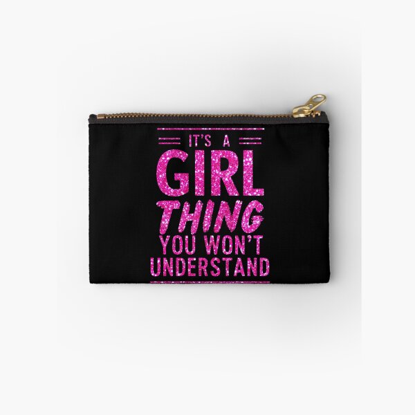 Item preview, It`s A  Girl Thing, You Won`t Understand Retro Typographic Glitters Girls Design designed and sold by Raise2Shine.