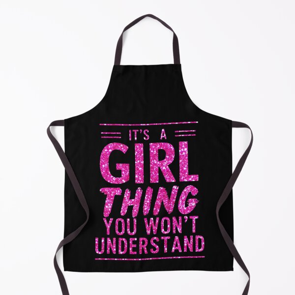 Item preview, It`s A Girl Thing, You Won`t Understand Retro Typographic Glitters Girls Design designed and sold by Raise2Shine.