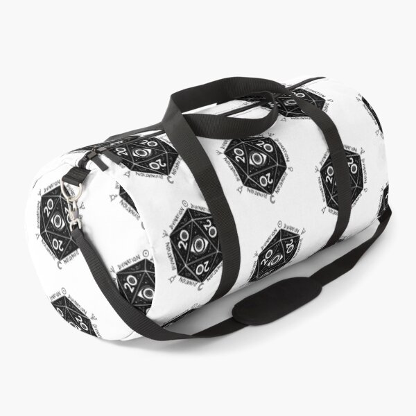 Item preview, D20 Vision: Dnd divination wizard dice (black) designed and sold by TheDoodlemancer.