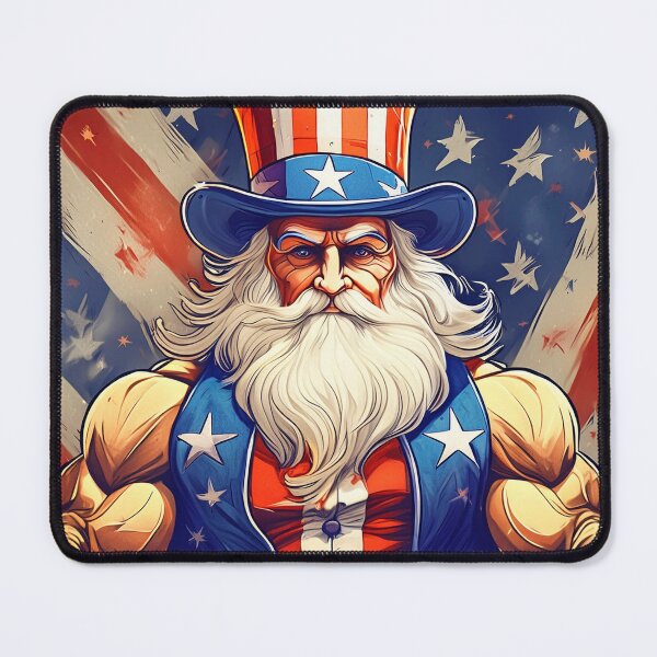 Item preview, Patriotic Powerhouse: Uncle Sam Unleashed designed and sold by drawbey.