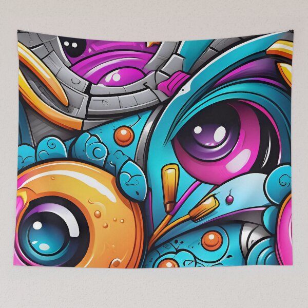 Item preview, Cool Graffiti Art Pattern Design designed and sold by TheArtOfPat.