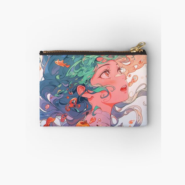 Item preview, Whimsical Aquatic Apples Anime Girl designed and sold by bubblegoth.
