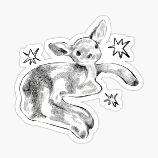 Item preview, Resting Fawn Trinket designed and sold by permabunnyink.
