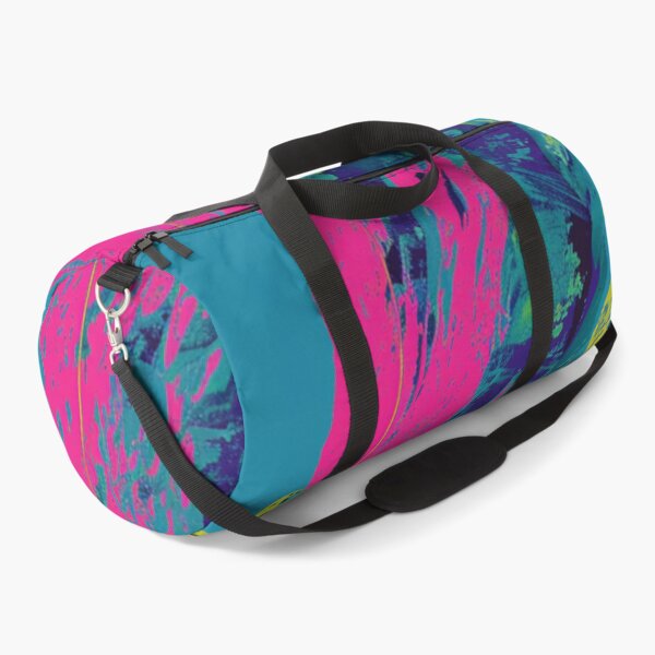 Item preview, Climber scaling ascending rocky cliff neon colour palette Active Outdoors Inspired Art designed and sold by CDC40.