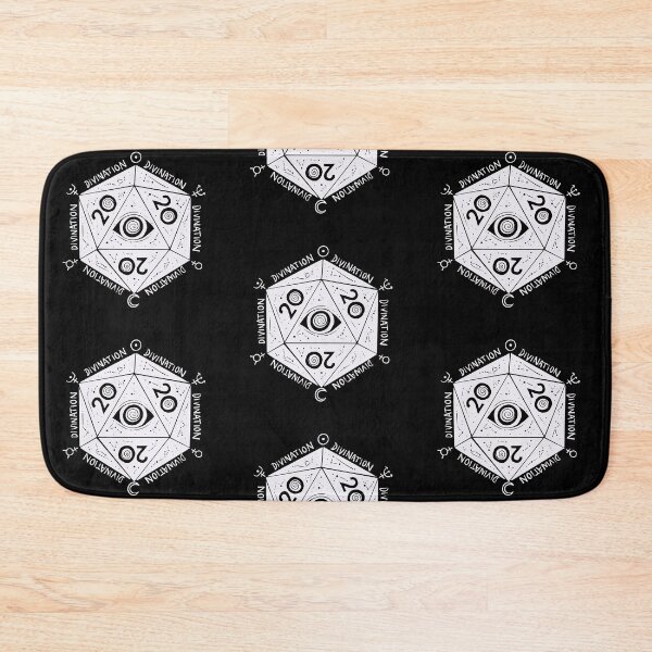 Item preview, D20 Vision: Dnd divination wizard dice (white) designed and sold by TheDoodlemancer.