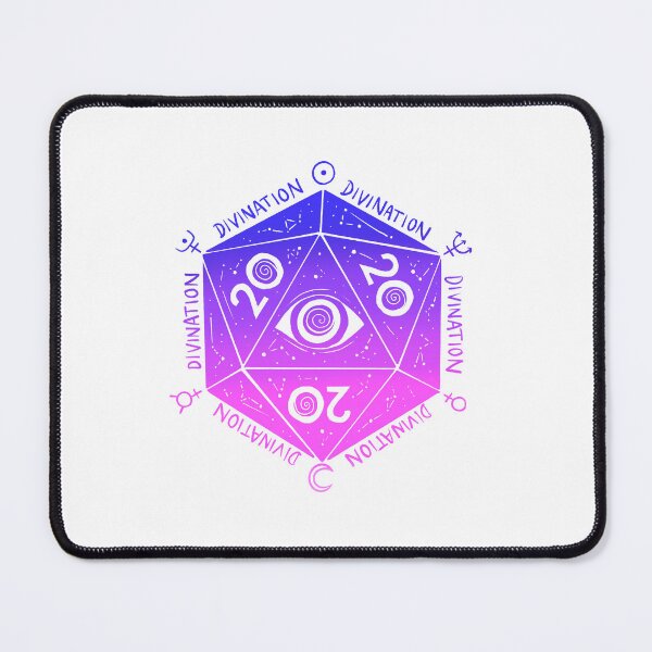 Item preview, D20 Vision: Dnd divination wizard dice (bi) designed and sold by TheDoodlemancer.