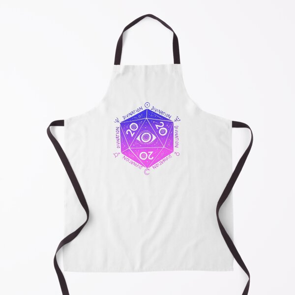 Item preview, D20 Vision: Dnd divination wizard dice (bi) designed and sold by TheDoodlemancer.