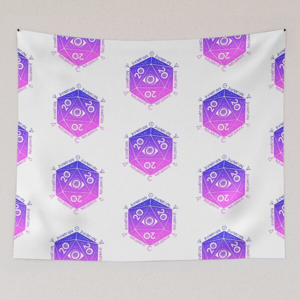 Item preview, D20 Vision: Dnd divination wizard dice (bi) designed and sold by TheDoodlemancer.