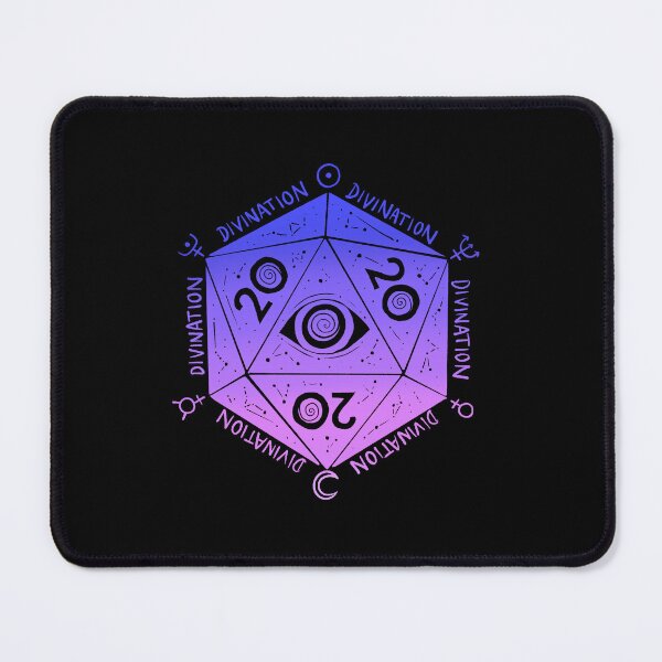 Item preview, D20 vision: divination wizard DnD dice (pastel bi) designed and sold by TheDoodlemancer.