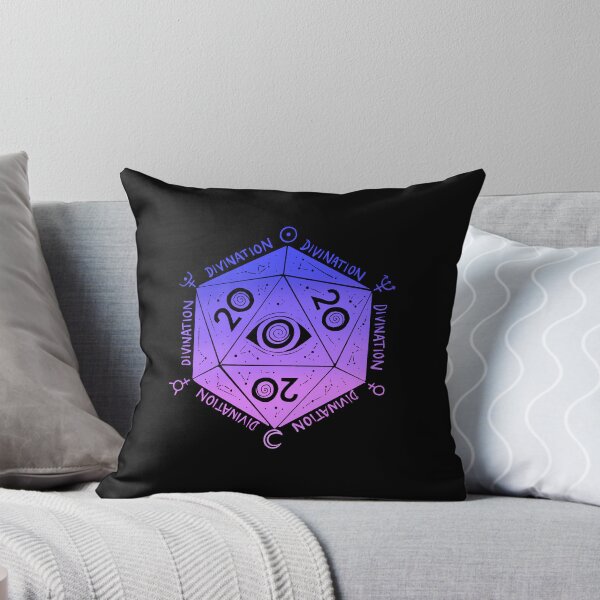 Item preview, D20 vision: divination wizard DnD dice (pastel bi) designed and sold by TheDoodlemancer.