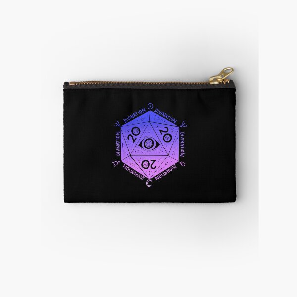 Item preview, D20 vision: divination wizard DnD dice (pastel bi) designed and sold by TheDoodlemancer.