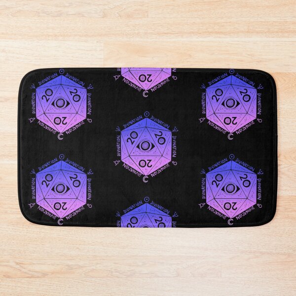 Item preview, D20 vision: divination wizard DnD dice (pastel bi) designed and sold by TheDoodlemancer.