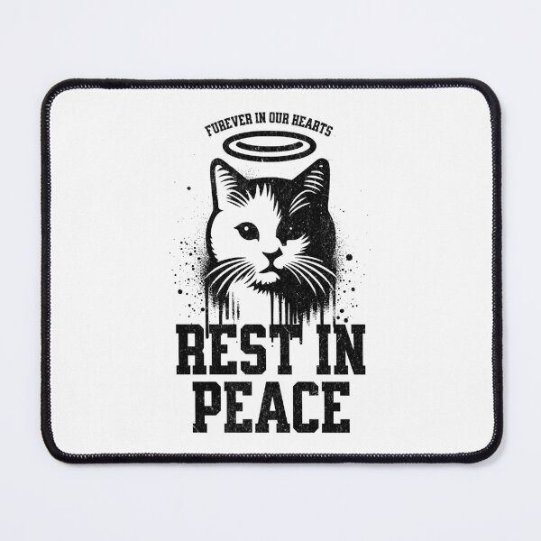 Item preview, Cat Memorial Rest In Piece designed and sold by NinniSilver.