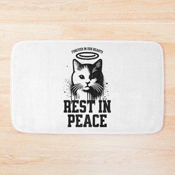 Item preview, Cat Memorial Rest In Piece designed and sold by NinniSilver.