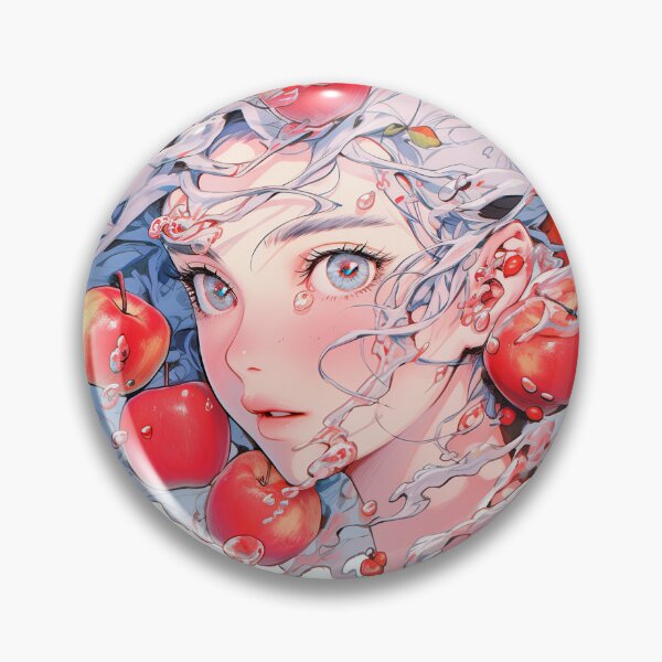 Item preview, Buoyant Crisp Apple Cascade Anime Girl designed and sold by bubblegoth.