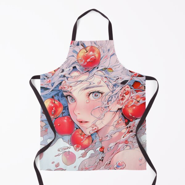 Item preview, Buoyant Crisp Apple Cascade Anime Girl designed and sold by bubblegoth.