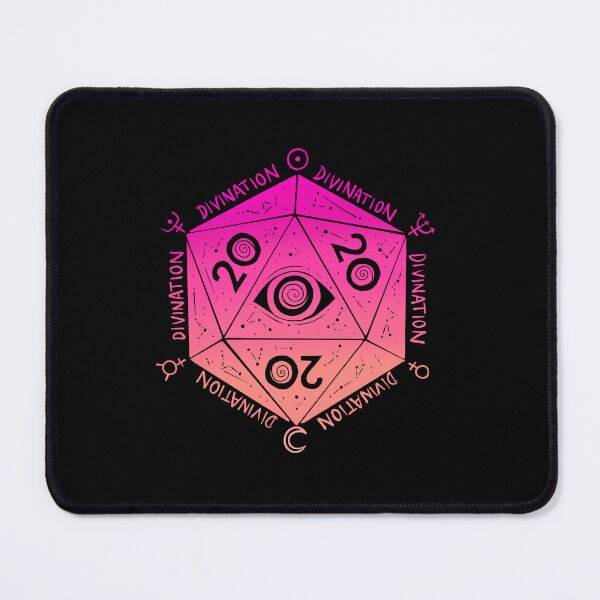 Item preview, D20 vision: divination wizard DnD dice (sunset) designed and sold by TheDoodlemancer.