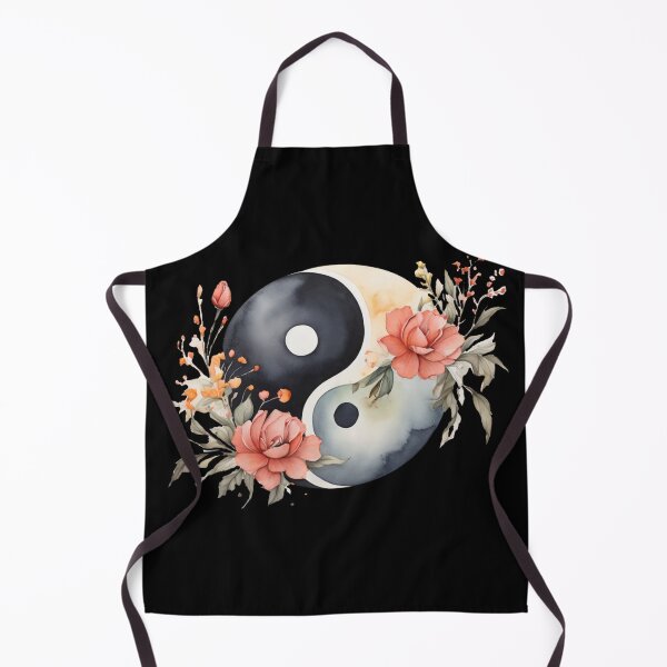 Item preview, Watercolours Yin Yang flowers  designed and sold by Flowersonstuff.