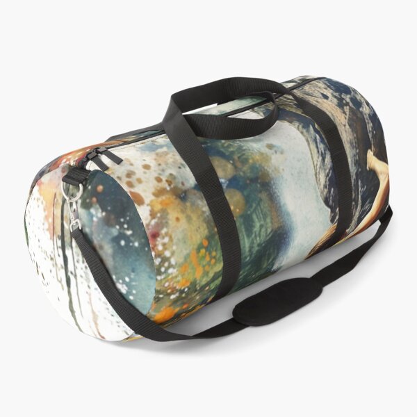 Item preview, Climber clinging sheer rock face splashes colour Active Outdoors Inspired Art designed and sold by CDC40.