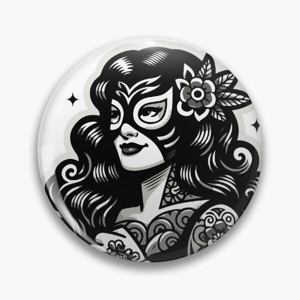 Item preview, Fiery Femme Fatale: Unleash Your Inner Luchadora designed and sold by Edgar Ramirez.