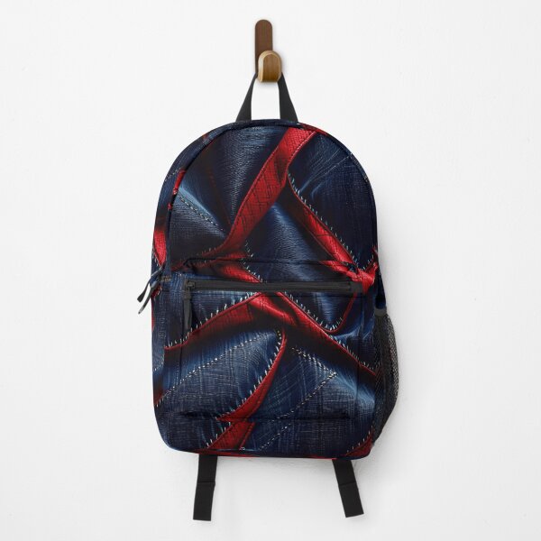 Item preview, Blue And Red Abstract Denim Pattern designed and sold by TheArtOfPat.