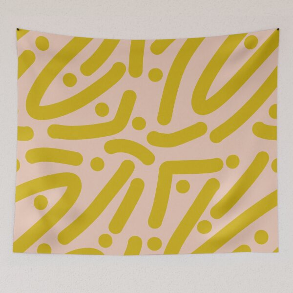 Item preview, Green squiggles seamless pattern designed and sold by pmdcreations.