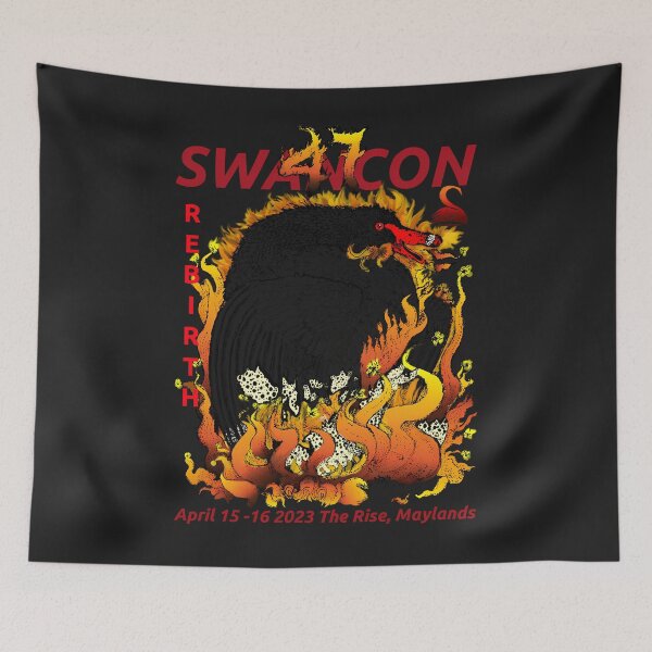 Item preview, 2023 Swancon 47 Rebirth designed and sold by VanHean.
