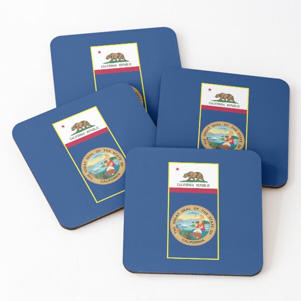 Item preview, California Flag & Coat of arms designed and sold by adamst555.