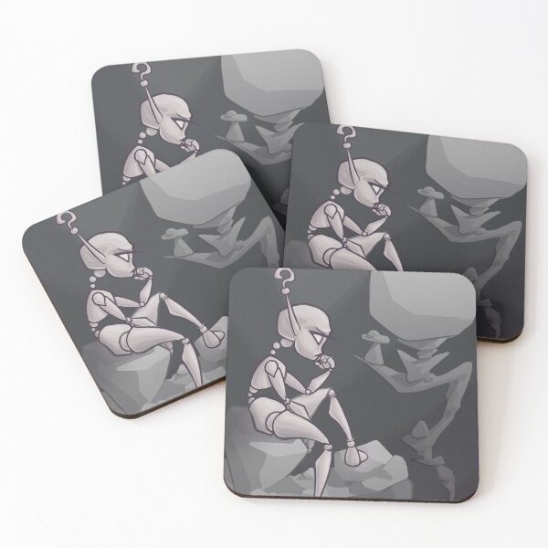 Item preview, The (Robot Woman) Thinker designed and sold by uhhSerenade.