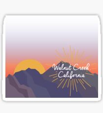 Walnut Creek California Sticker