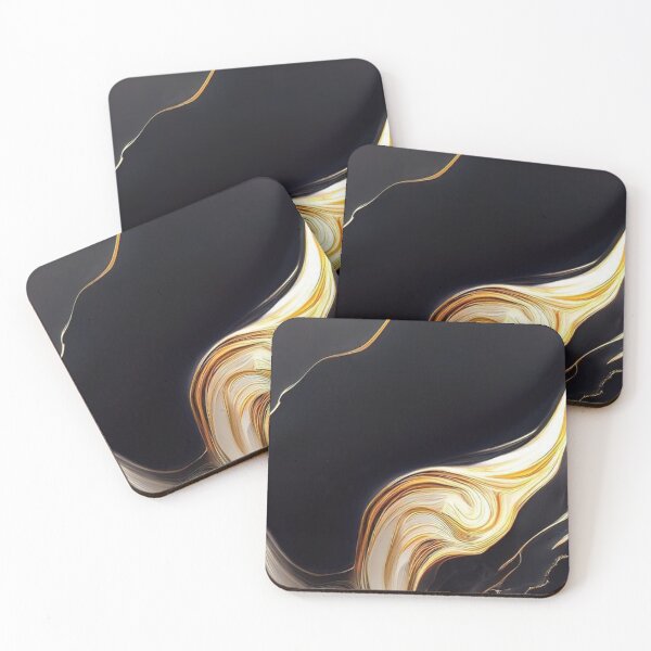 Item preview, Modern Classic Black White Gold Marble designed and sold by CulinaryCenter.