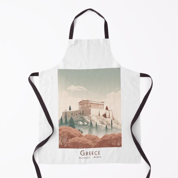 Artikelvorschau, Vintage Akropolis - Minimalistisches Retro-Reiseplakat Athens entworfen und verkauft von pod24.