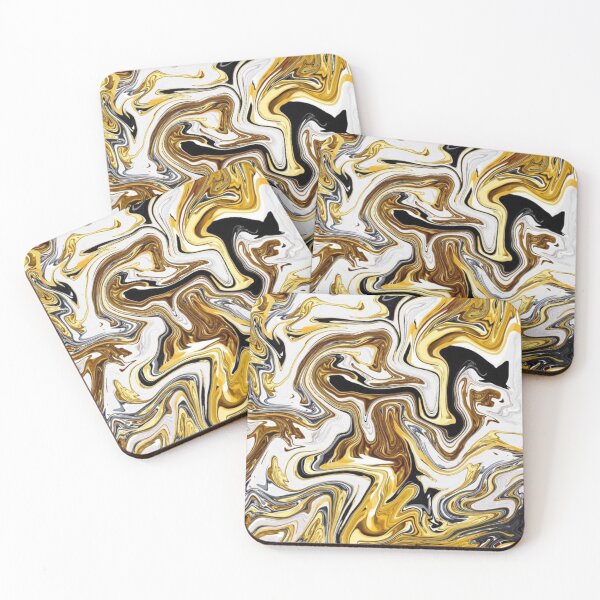 Item preview, Classic and Glamour Black Gold Marble" designed and sold by CulinaryCenter.