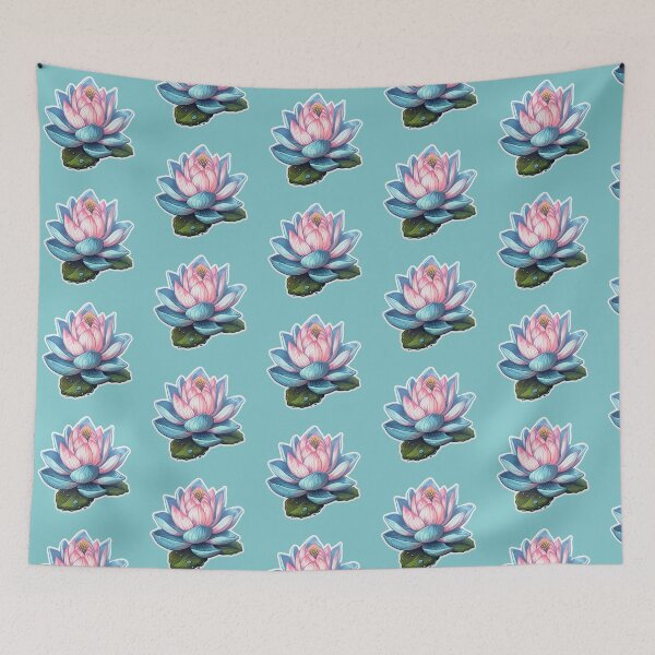 Item preview, Gentle lotus blossoms in the moonlight sea designed and sold by No-No-Name.