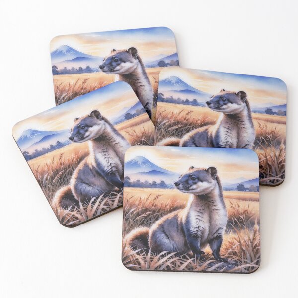 Item preview, Black-footed Weasel (Mustela nigripes) designed and sold by Helios Be. Lavsh.