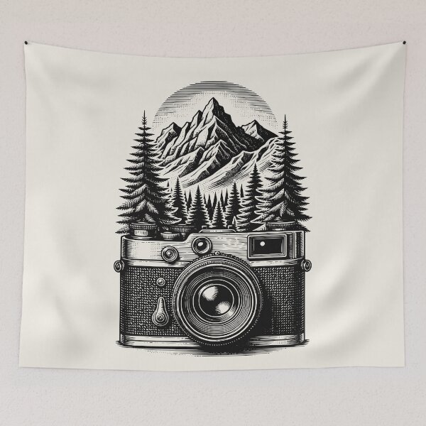 Item preview, Vintage Photography Camera Nature Gift For Photographers designed and sold by InkyGenies.