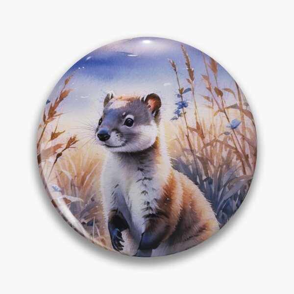 Item preview, Black-footed Weasel (Mustela nigripes) v2 designed and sold by Helios Be. Lavsh.