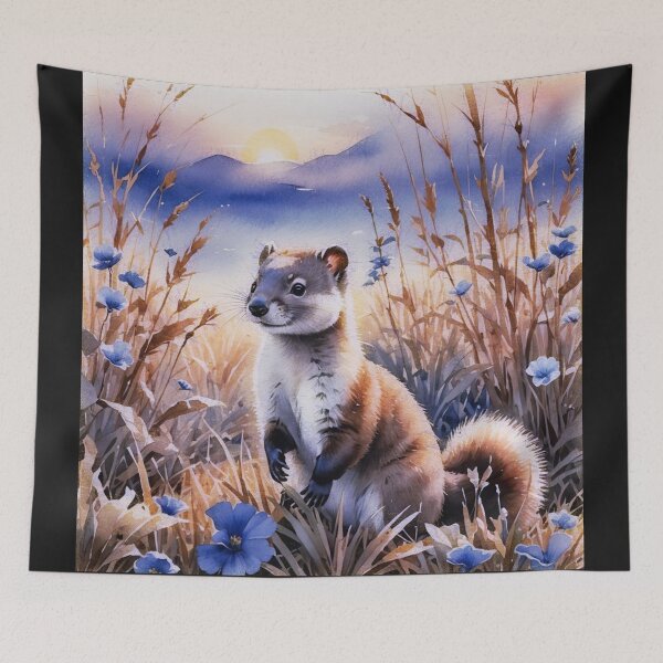 Item preview, Black-footed Weasel (Mustela nigripes) v2 designed and sold by Helios Be. Lavsh.