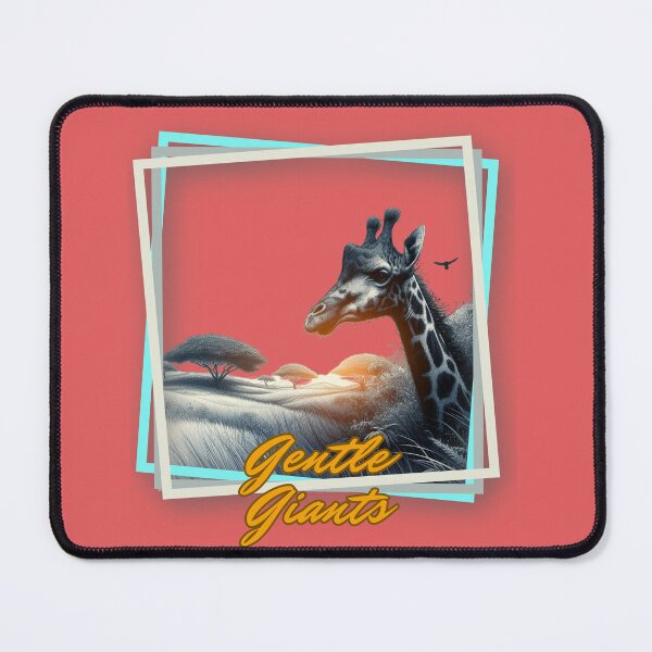 Item preview, Girafe - Gentle Giants - African Savanna designed and sold by PosiPrints.