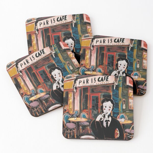 Item preview, Paris Cafe…..Mixed Media Art by Carraann designed and sold by CARRAANN.