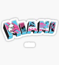 Miami Collage Sticker