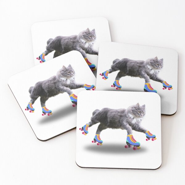 Item preview, Funny Rollerskating Cat for Skaters Cool Rollerskating Image designed and sold by julyperson.