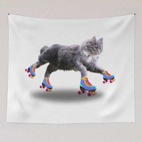 Item preview, Funny Rollerskating Cat for Skaters Cool Rollerskating Image designed and sold by julyperson.